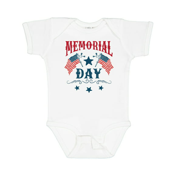Hangren Lacrosse American Flag Fashion Newborn Baby Short Sleeve Bodysuit Romper Infant Summer Clothing 